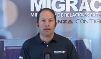 Juan Francisco Espinosa, director de Migración Colombia.
