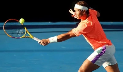 Rafa Nadal, tenista español. 