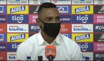 Luis Amaranto Perea, DT del Junior.