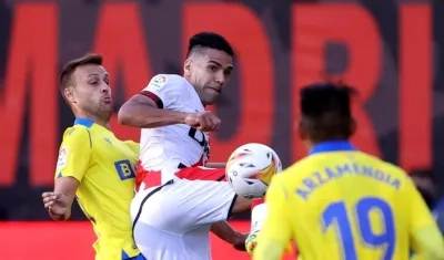Falcao García, delantero del Rayo Vallecano. 