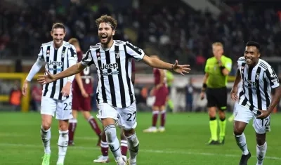 Manuel Locatelli celebra el gol del triunfo. 