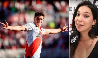 Julián Álvarez y Luciana Milessi.