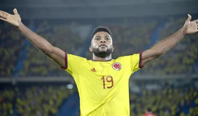 El delantero Miguel Ángel Borja.