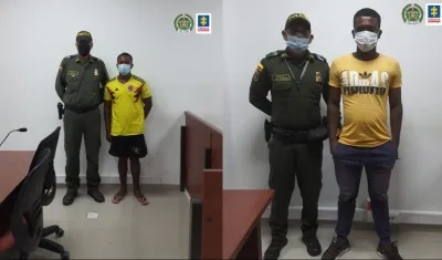 Jhon Alexánder y Harold David Maturana Pautt.