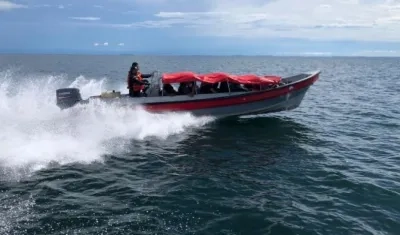 Los migrantes rescatados.