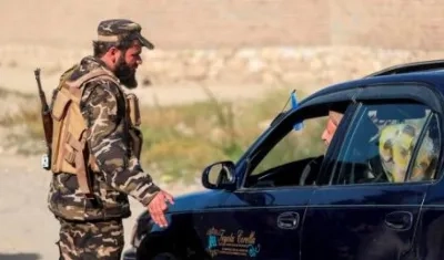 Un soldado del régimen talibán en un operativo de seguridad.