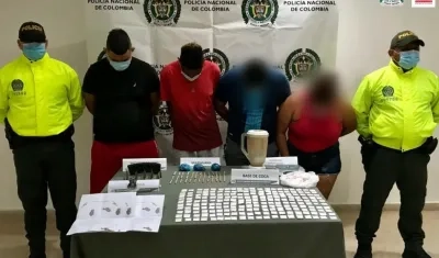 Ambos hombres fueron capturados junto a dos personas más. 