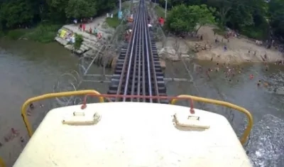 Imagen del insólito suceso.