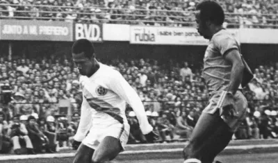 Willington Ortiz durante el partido. 