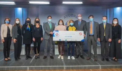  ‘Ayudar Nos Hace Bien’, liderada por la Primera Dama de la Nación, consiguió la donación de 150 millones de pesos para Íngrit Valencia..