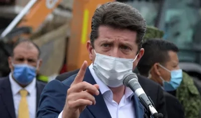 El Ministro de Defensa, Diego Molano.