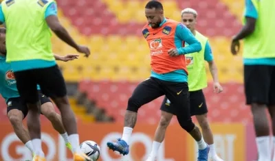 Neymar, delantero brasileño. 