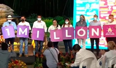 Así fue anunciada la meta.