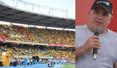 Estadio Metropolitano y Christian Daes.