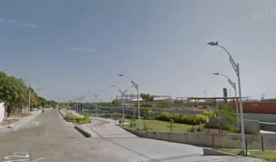 Parque Bicentenario, donde fue baleado el hombre. 