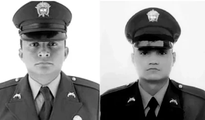 Los patrulleros asesinados.