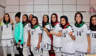 Futbolistas de Afganistán.