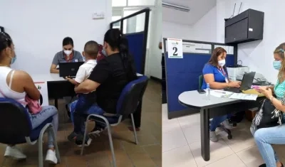 Jornada de pre-registro de migrantes. 