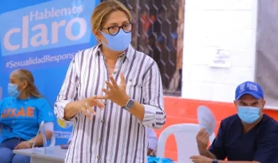 La secretaria de Salud del Atlántico, Alma Solano.