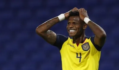 El defensa ecuatoriano Robert Arboleda.