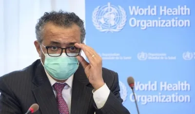 El director general de la OMS, Tedros Adhanom Ghebreyesus.
