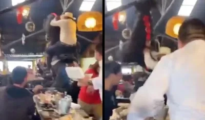 Imágenes del suceso.