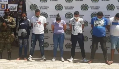 Los capturados fueron asegurados en centro carcelario. 