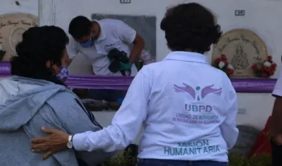 Imágenes de la diligencia realizada.