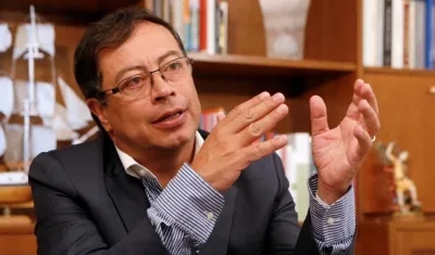 El senador Gustavo Petro.