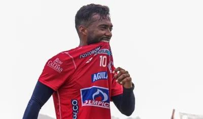 Luis 'Cariaco' González, jugador de Junior. 