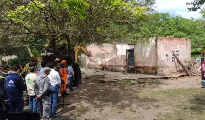 Olla de vicio destruida en Malambo. 