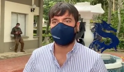 El Alcalde de Barranquilla, Jaime Pumarejo.