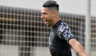 Falcao García, delantero del Rayo Vallecano. 