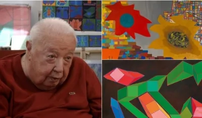  Achille Perilli, pintor italiano. 