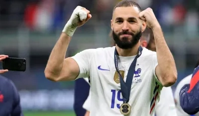 Karim Benzema, delantero del Real Madrid.