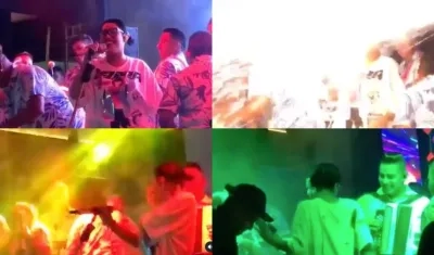 Imágenes del suceso.