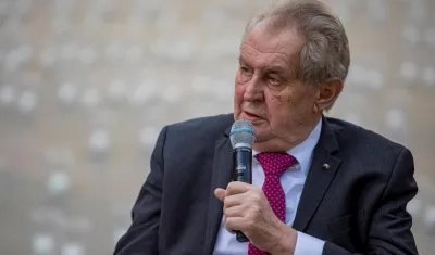 Milos Zeman, presidente de la República Checa.