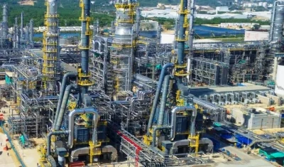 Vista general de la Refinería de Cartagena.