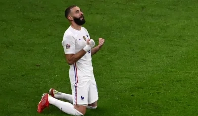 Karim Benzema, delantero francés. 
