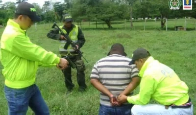 Juan Bautista Rivas en su captura en 2011.
