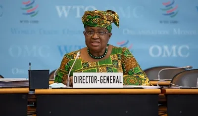 Ngozi Okonjo-Iweala, directora general de la Organización Mundial de Comercio (OMC).