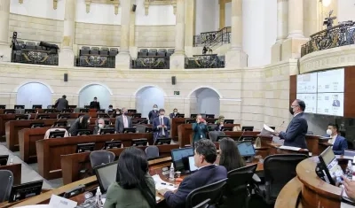 Plenaria del Senado.