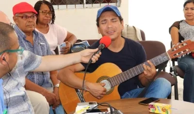 Los artistas que hacen parte de la actividad.