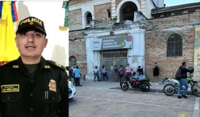 Coronel Jhon Sepúlveda, comandante operativo de la Policía Metripolitana de Barranquilla.