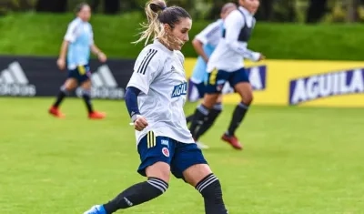 Daniela Montoya, jugadora de Colombia. 