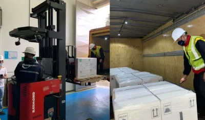 Vacunas en la bodeda del Ministerio de Salud.