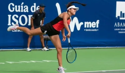 María Camila Osorio, tenista colombiana. 