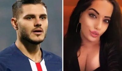 Mauro Icardi y Guendalina Rodríguez.
