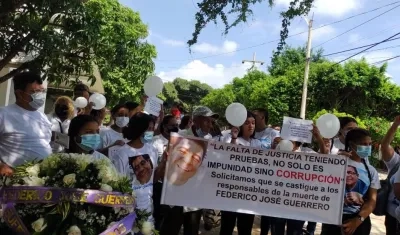 Imagen del plantón.