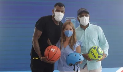 Anthony Zambrano, Elsa Noguera, Alex Cujavante.